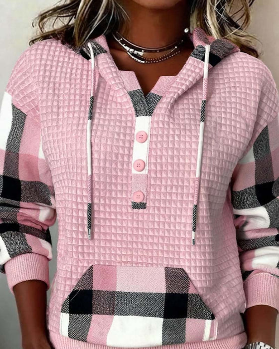 Hoodie Ruta Patchwork Casual