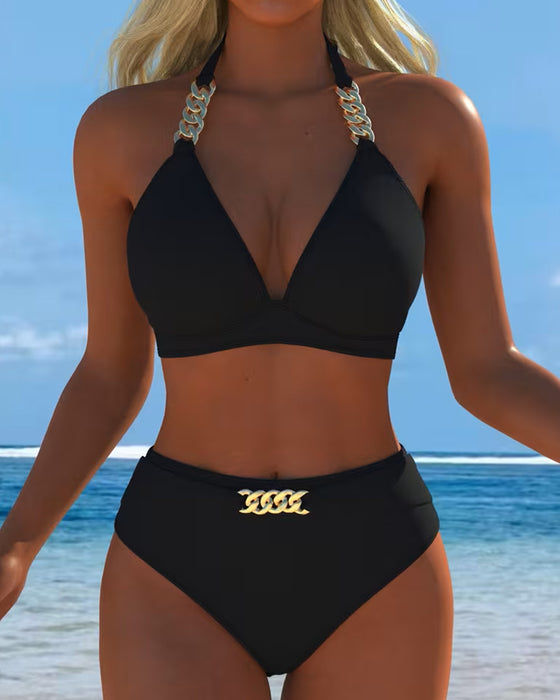 Bikini Halter Metall Spänne