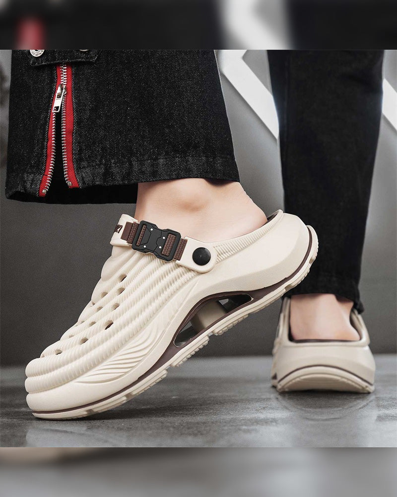 Sandaler Utomhus Tjock Sula Halkfri Luktbeständig Hållbar Snabbtorkande Mjuk Strand