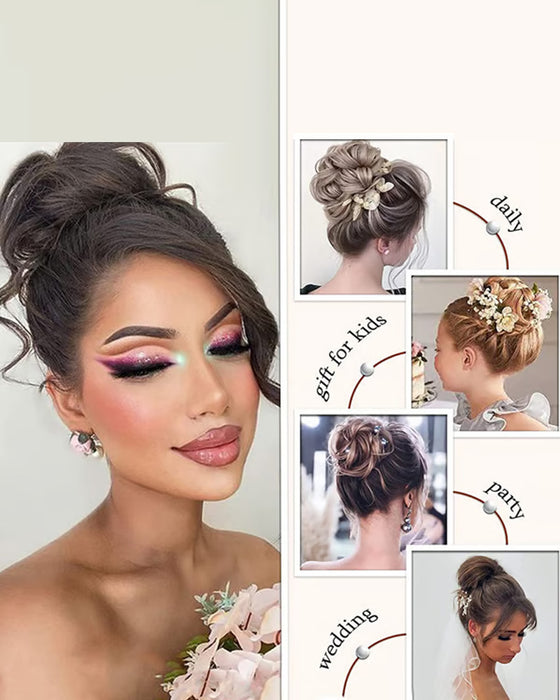 🔥Hårknutsförlängningsklämmor✨