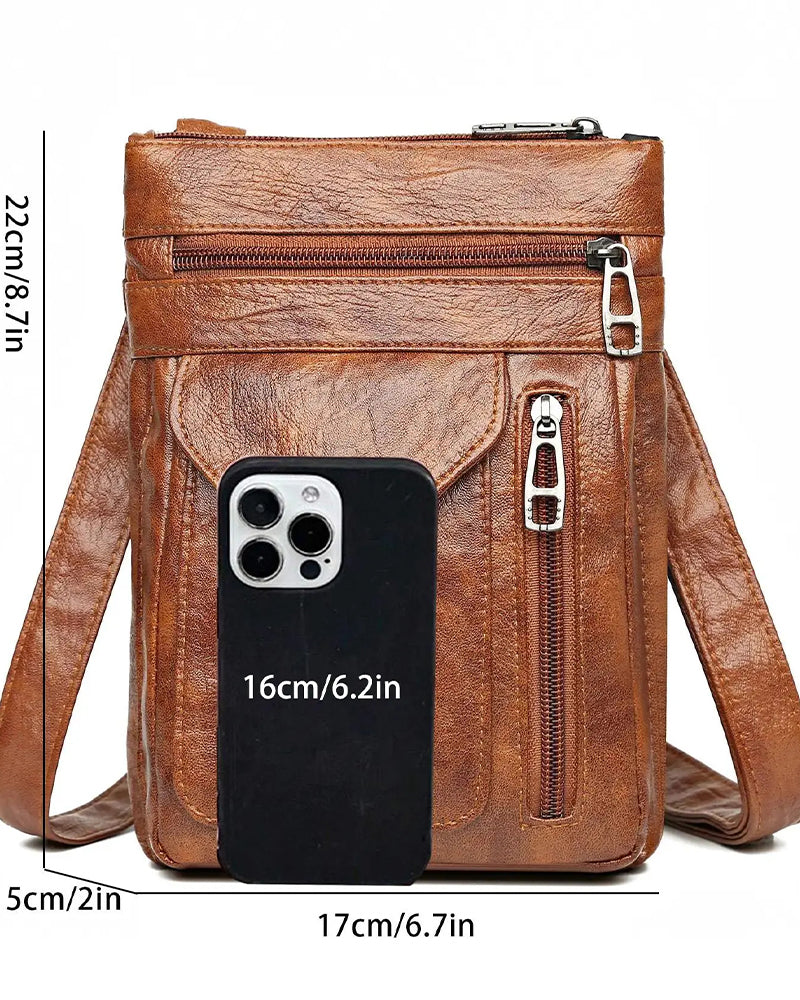 Dam Elegant Vintage Crossbody Axelväska