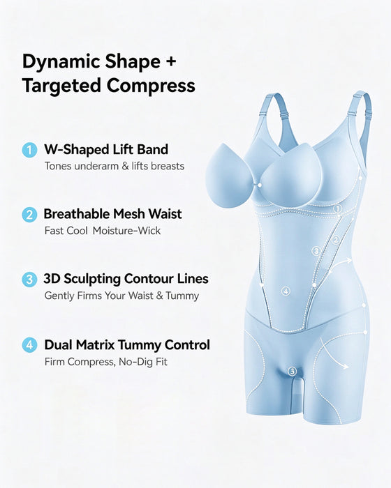 Svalkande Magkontroll Rumplyftande Shapewear Bodysuit