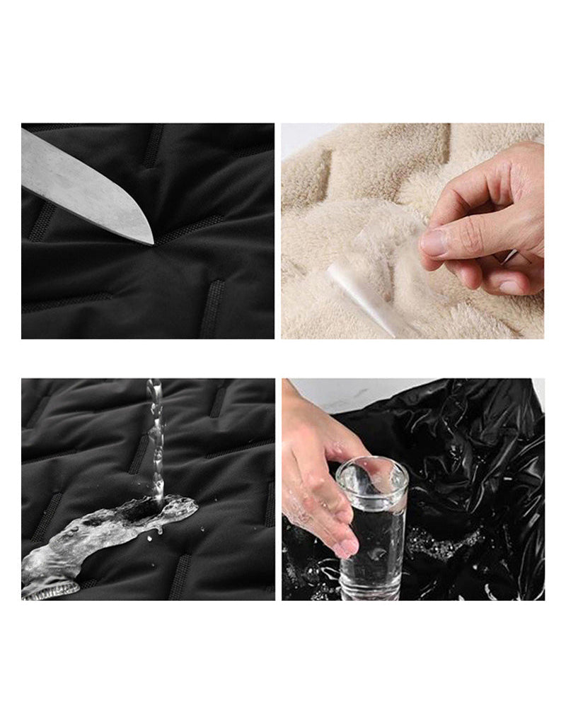 Väst Unisex Vinter Varm Casual Ärmlös Quiltad Med Fleece Foder