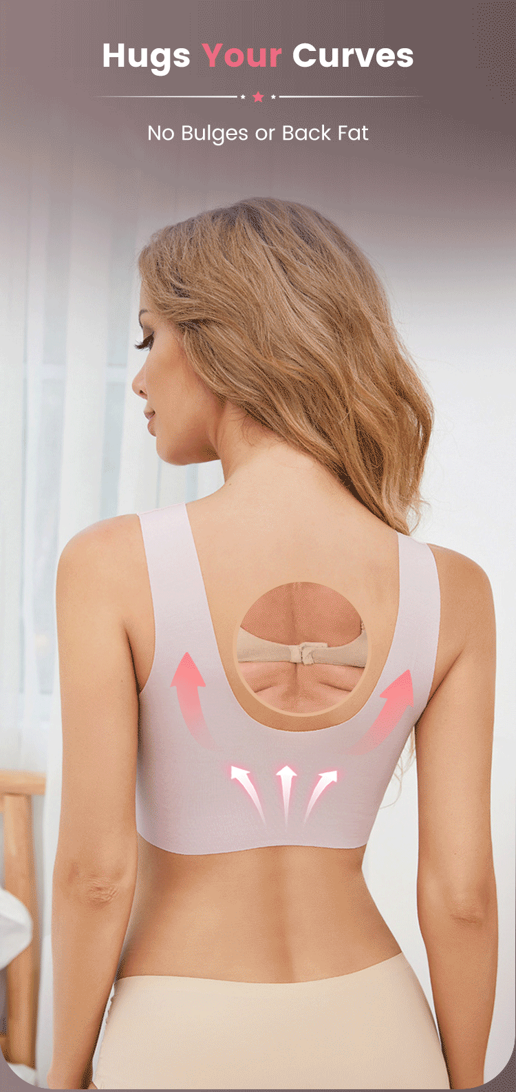 Sexig Push-Up Bh Utan Bygel