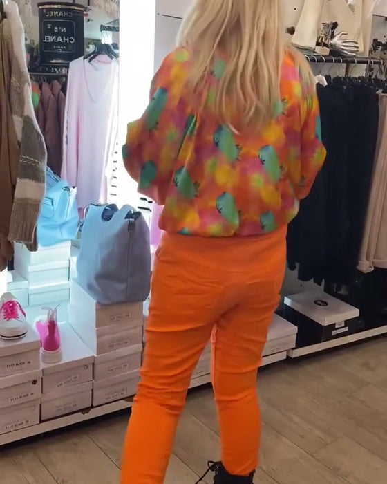 Blommiga blusar för kvinnor