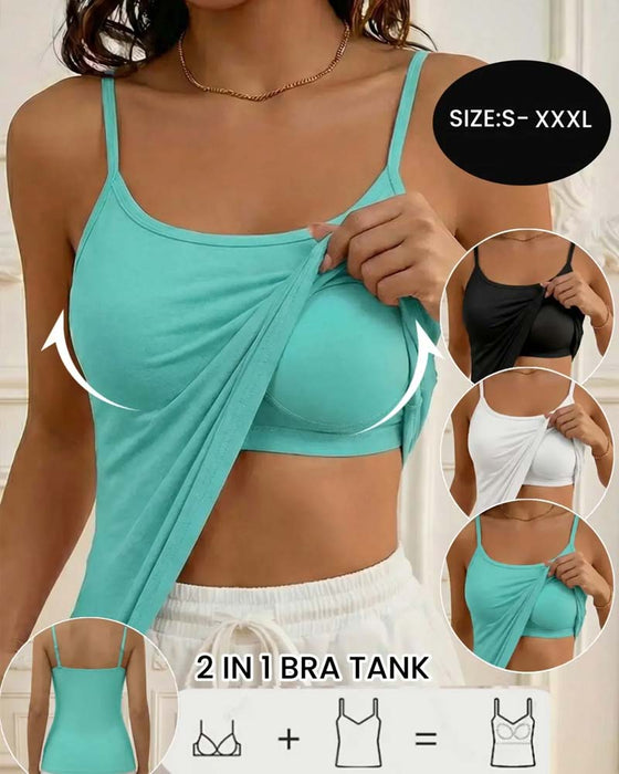 Cami Top Inbyggd BH Spagettiband