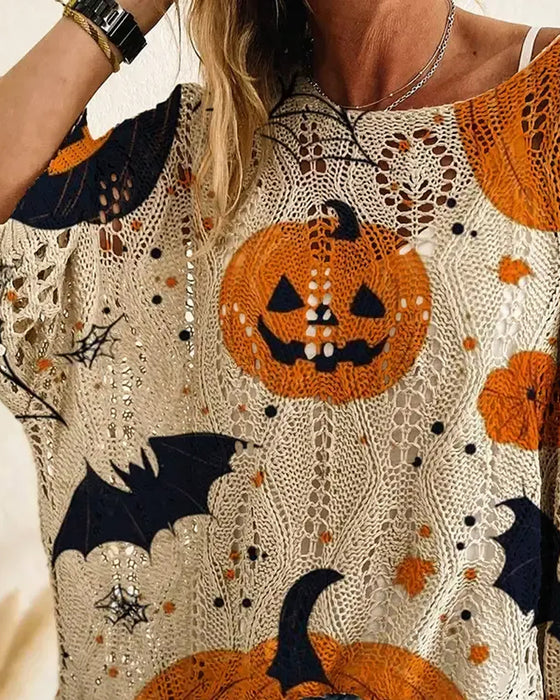 Pullover Rund Hals Urklipp