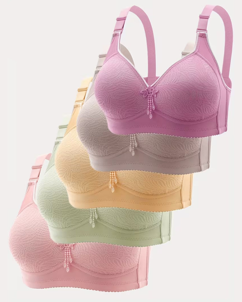 Sexig Blommig Bygel­Fri Bh