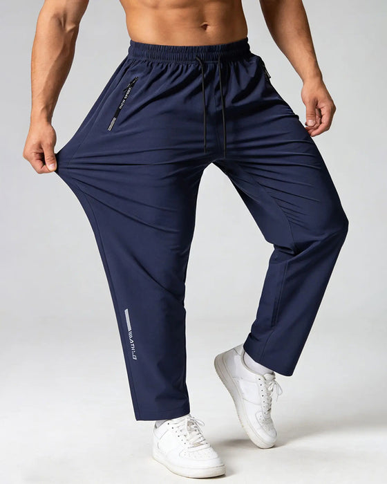 Byxor Elastic Dragsko Bokstav Tryck