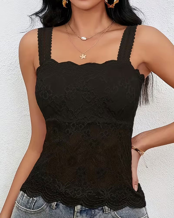 Camis Topp Enfärgad Bandeau