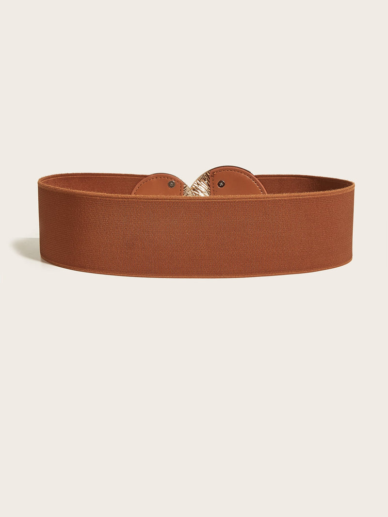 Dammars Vintage Elastiska Bälte Med Gyllene Spänne