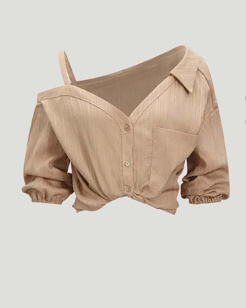 Blus Enaxlad Rem Twist
