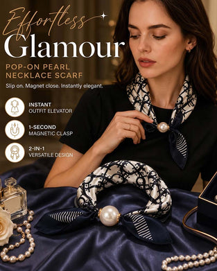 Lättillgänglig Glamour: Pärlhalsbandscarf 🧣