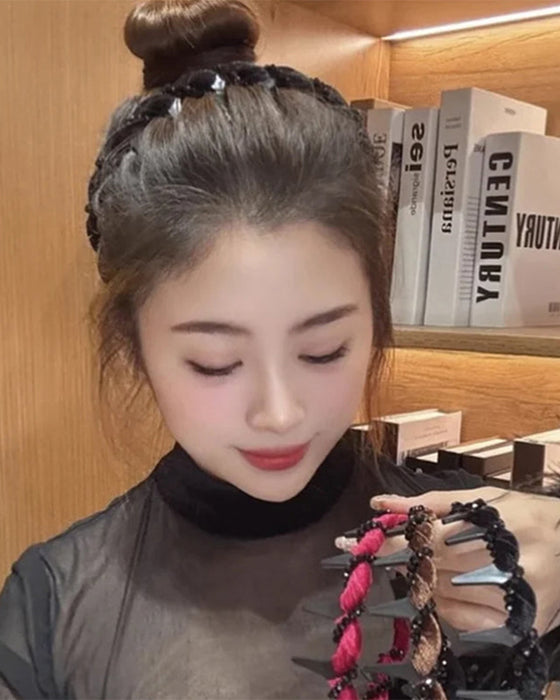 Hårband Vintage Högt Kranium Konstpärla