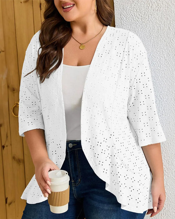 Kappa Öppen Fram Urklipp Kort