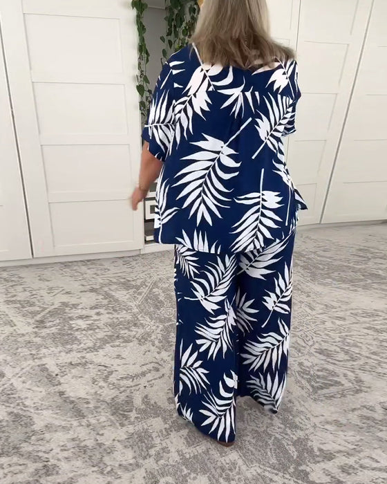 Baddräkt Tre-delad Hawaiiantryck