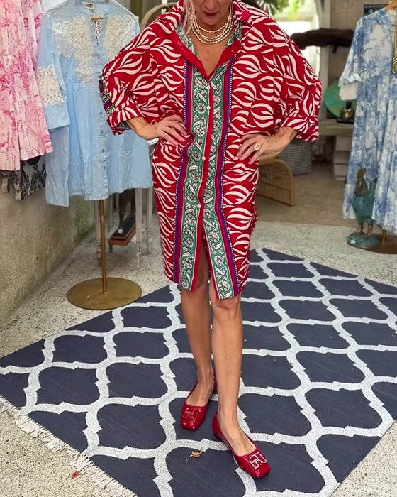 Klänning Bohemisk Skjorta