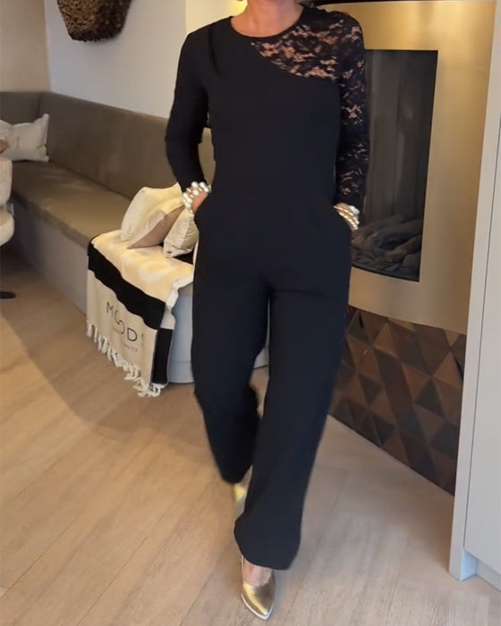 Topp Lapptäcke Spetsstickad