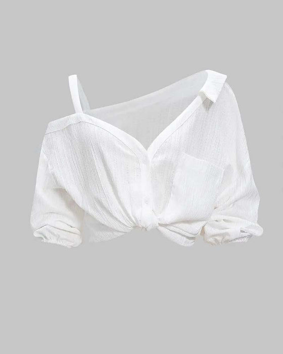 Blus Enaxlad Rem Twist