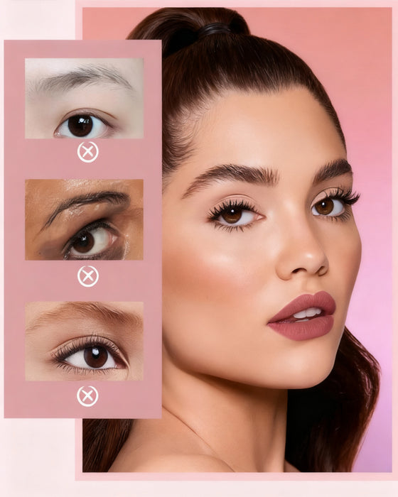 🔥 2-i-1 Långvarig Volymgivande och Böjande Mascara