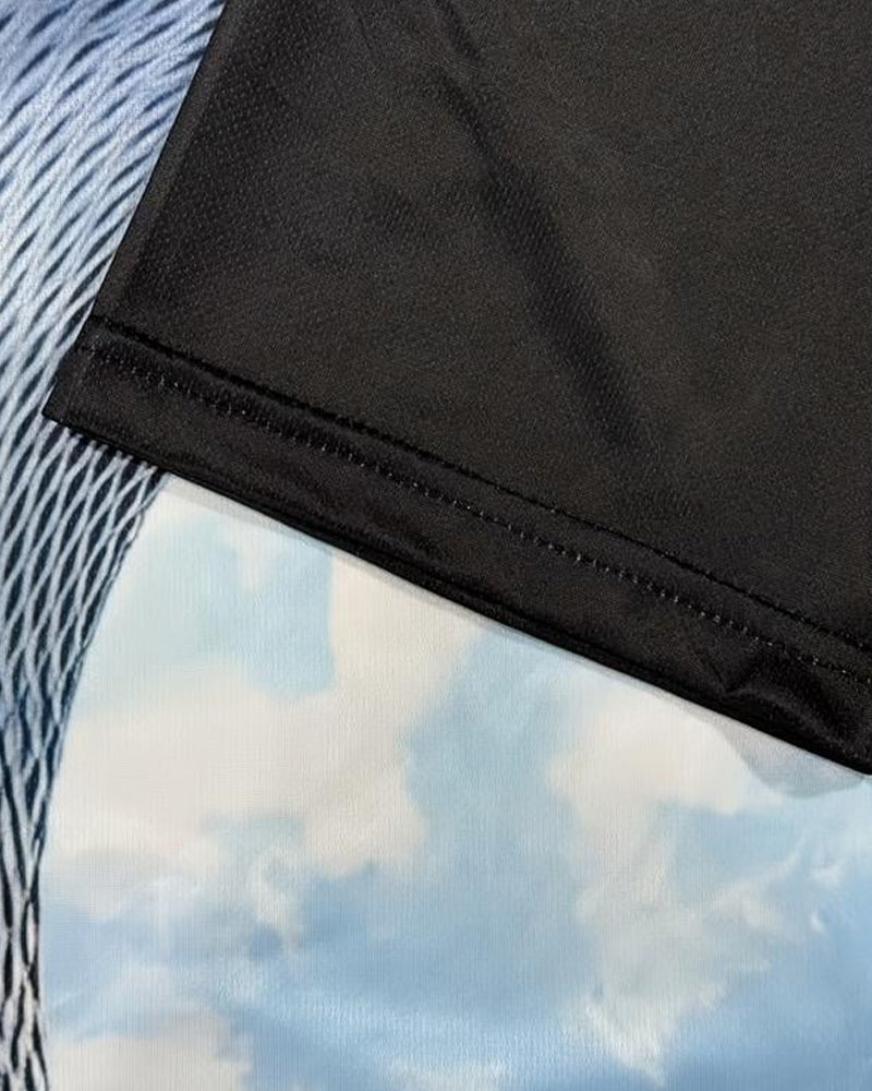 T-shirt 3D Digitaltryck Mode Trend Avslappnad Herr Kortärmad