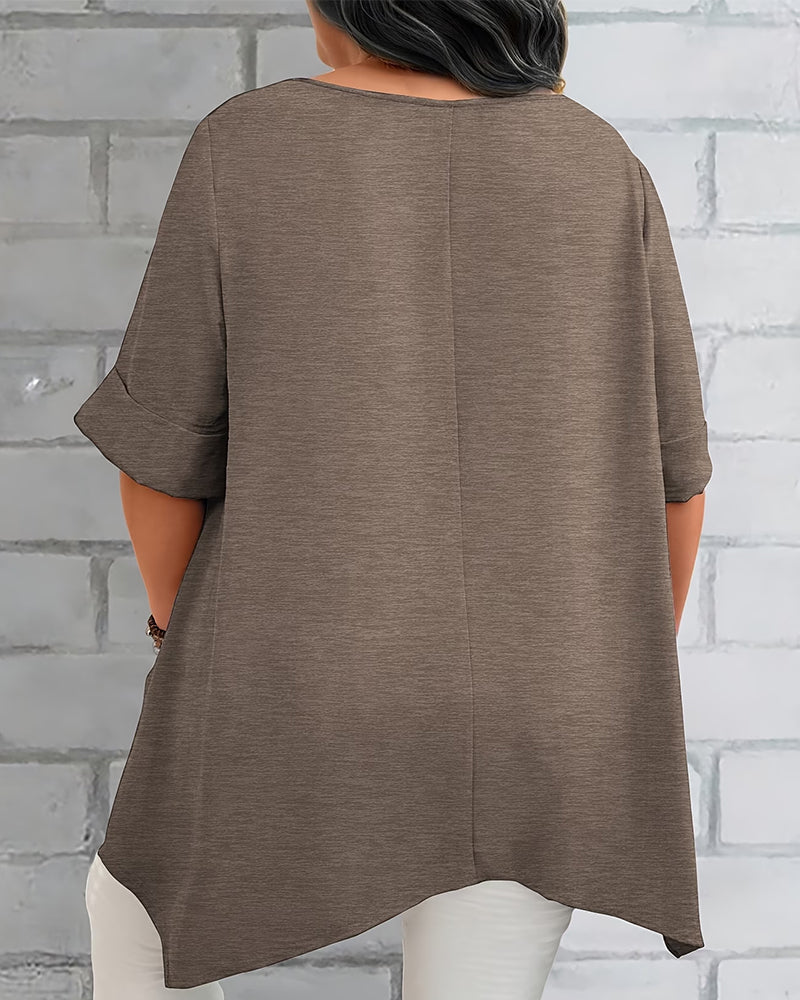 T-Shirt Lössittande Sidficka