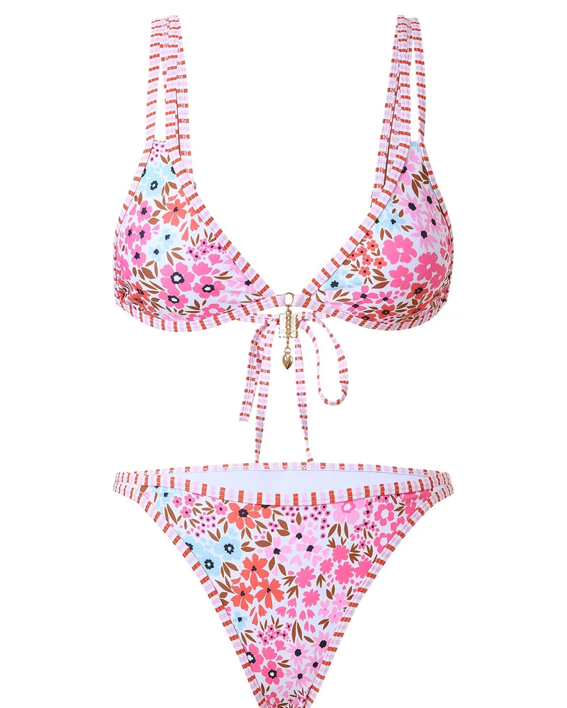 Bikini Sexig Blommig
