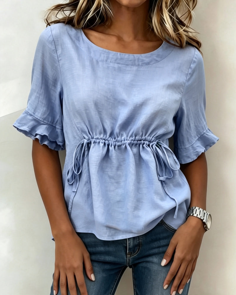 Blus Volang Knytmidja
