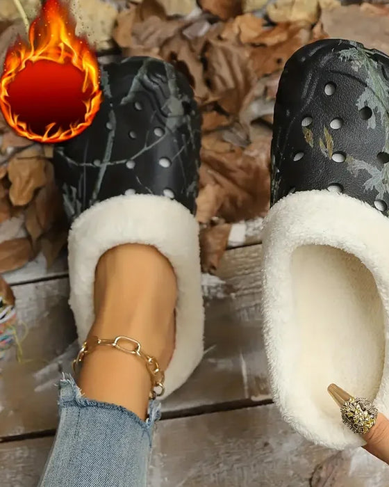 Tofflor snyggt mönster anti-halk