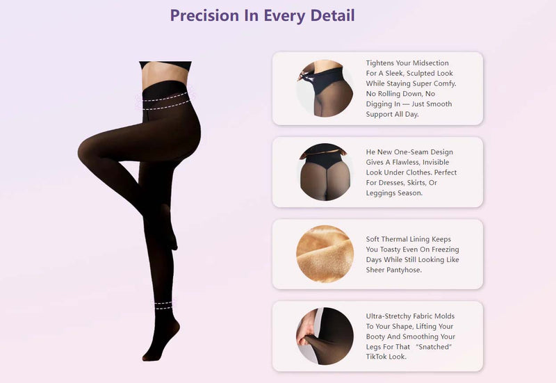 Fodrade Shapingleggings Med En Söm