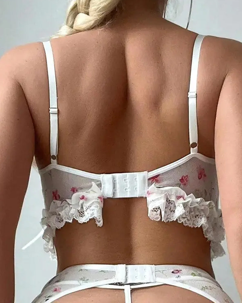 Set Ryschad Strumpebandskorsett Nallebjörn Pyjamas