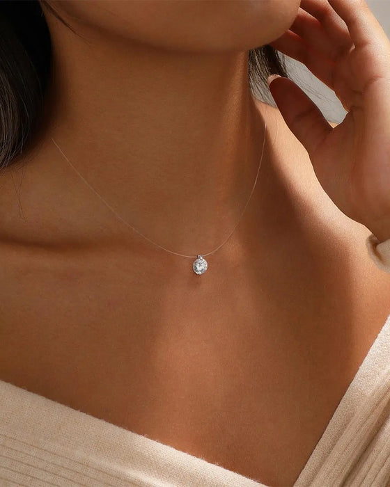 Halsband Osynlig Enkel Berlock