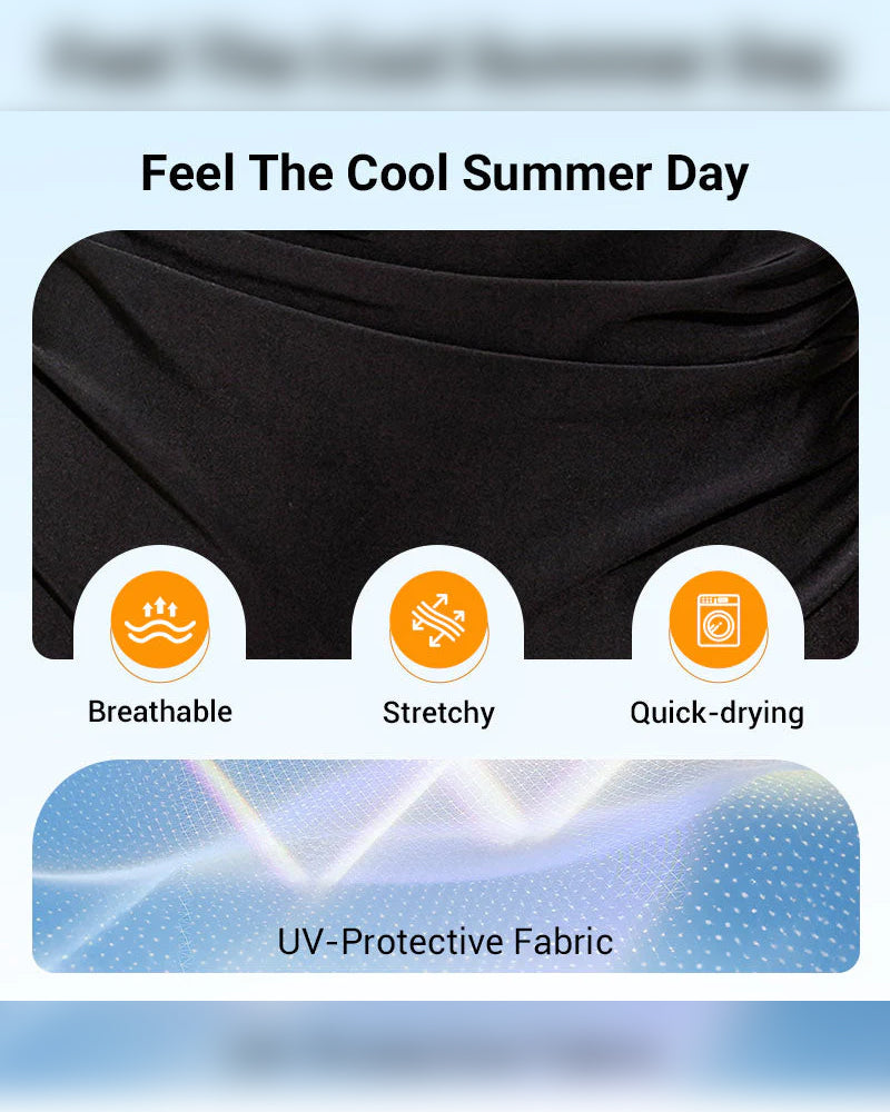 Sexig Volang Ett Stycke Baddräkt – Volangdetalj, Magkontroll & Levande Färger