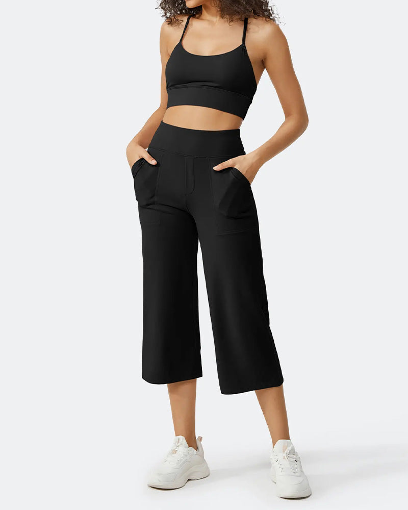 Byxa Slim Fit Casual Mångsidig Ficka