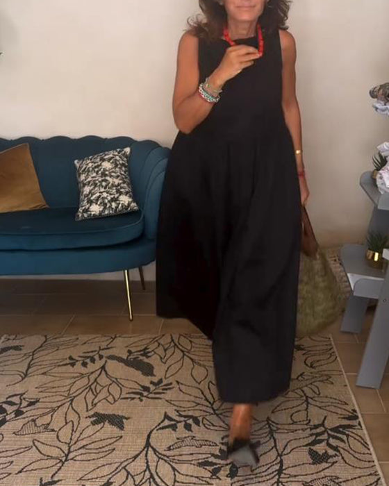 Rygglös Klänning Med Bow