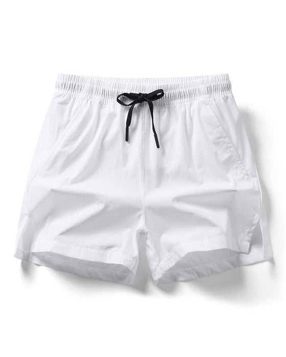 Herrar Avslappnade Snabbtorkande Shorts med Fickor