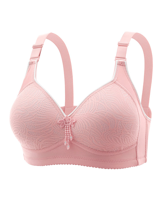 Sexig Blommig Bygel­Fri Bh