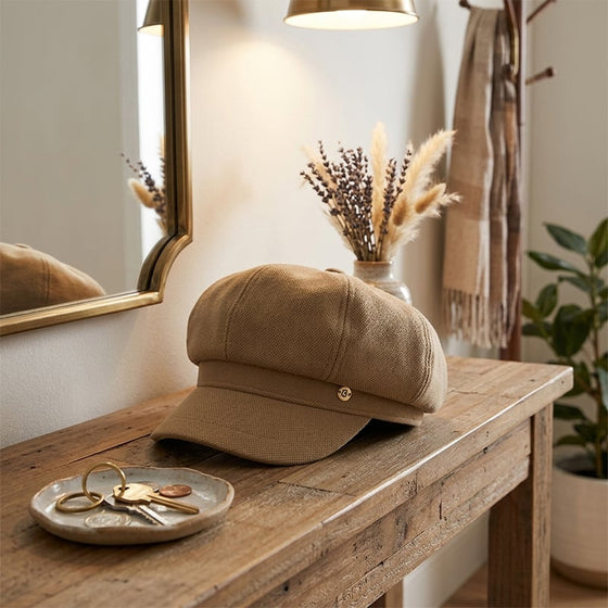 Brittisk Stil Newsboy-Keps