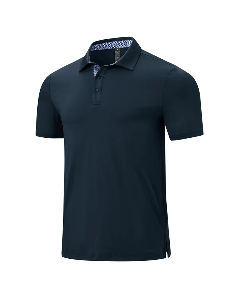 Kontrastkrage Polo Skjorta
