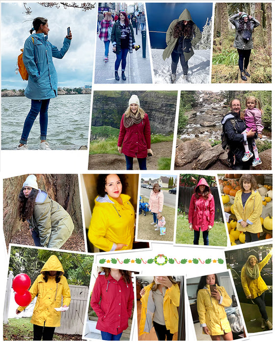 Jacka För Kvinnor Med Vattentät Och Vindtät Egenskaper