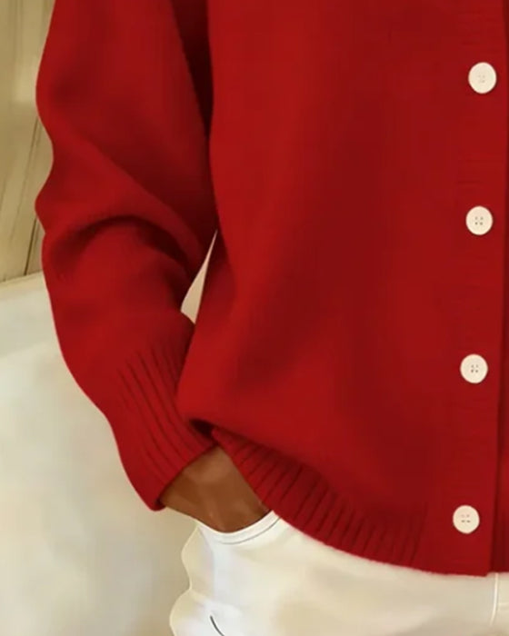 Kofta Med Peter Pan-Krage Och Knäppning