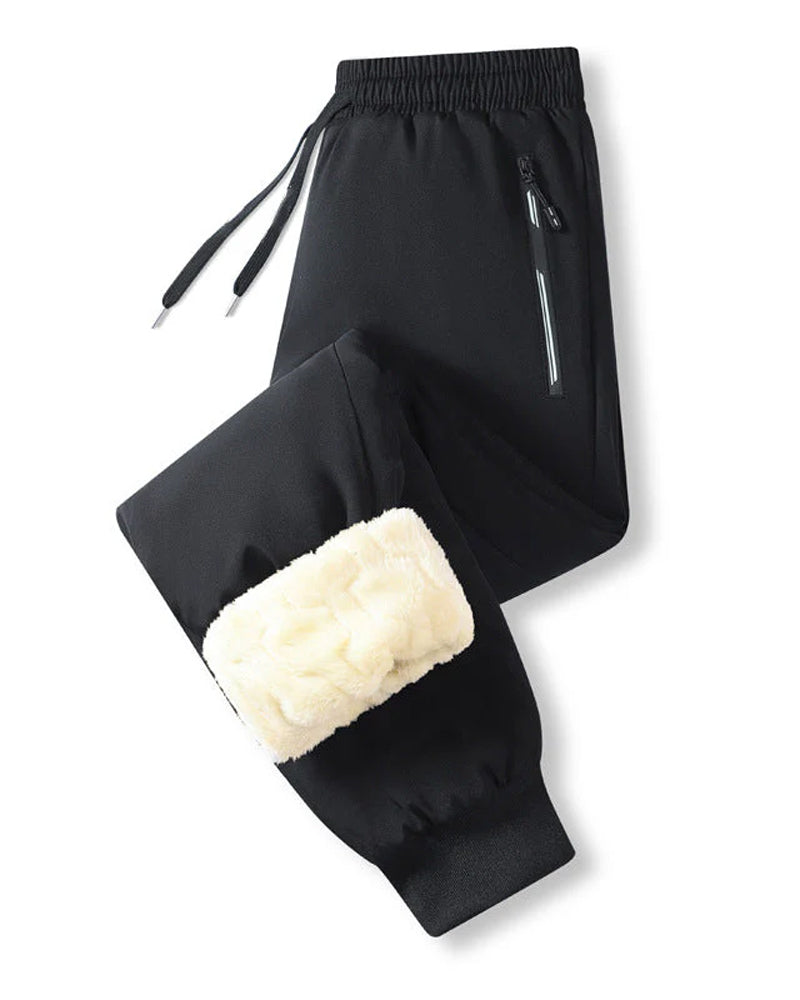 Herr Byxor Varmfodrade Vattentäta Dragsnodd