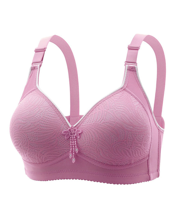 Sexig Blommig Bygel­Fri Bh