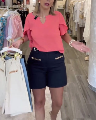 Shorts Kedjedekor Ledig