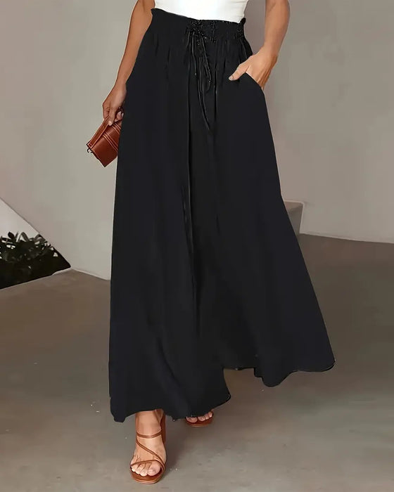 Byxor Polka Punkt Tryck Lång