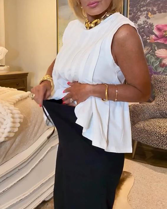 Mångsidig Kamisol med Eleganta Rynkor