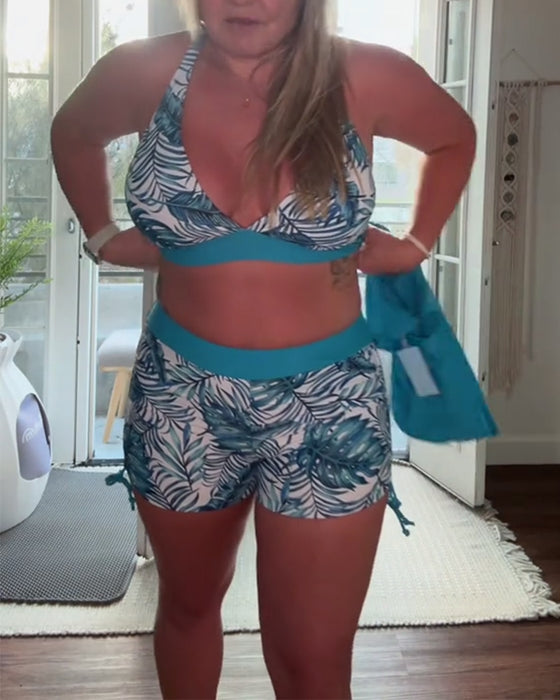 Bikini Modefull Och Mångsidig Fritid Tvådelad