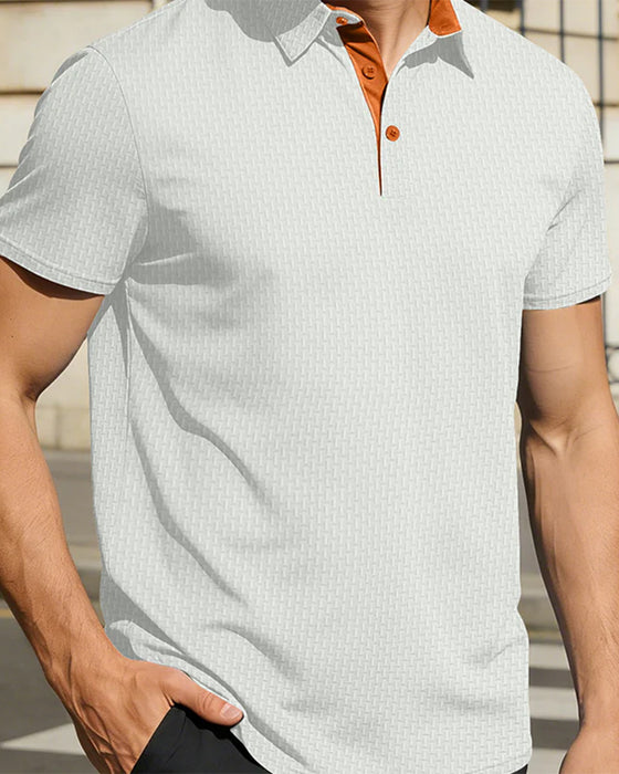Herr T-Shirt, Enfärgad, Kortsärmad