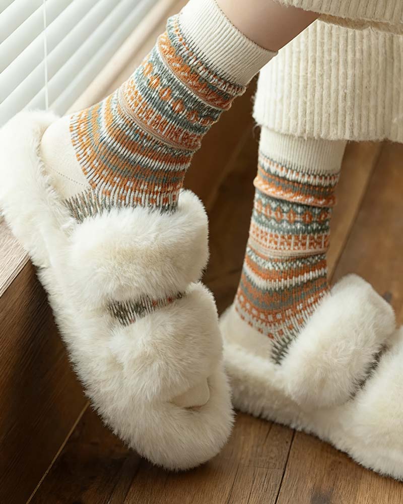 Strumpor Retro Modig Etnisk Stil