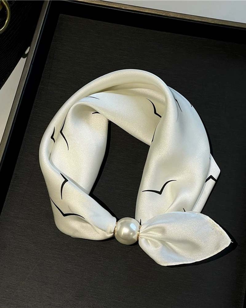 Lättillgänglig Glamour: Pärlhalsbandscarf 🧣